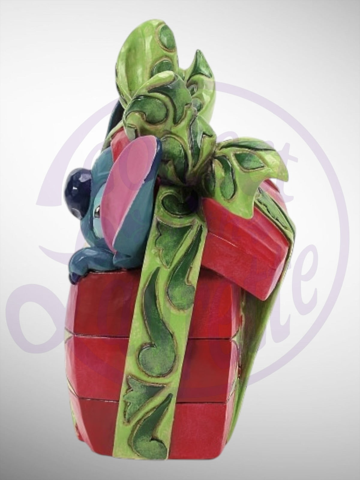 Jim Shore Disney Traditions -  Holiday Mischief Stitch Christmas Figurine